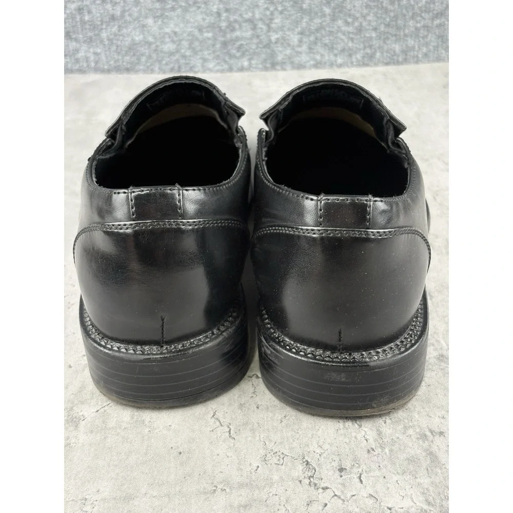 Bruno Marc STATE-01 Men's Black Slip On Dress Shoes Square Toe Size 7.5 EU 40